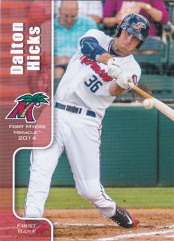 2014 Grandstand Fort Myers Miracle #NNO Dalton Hicks Front
