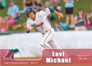 2014 Grandstand Fort Myers Miracle #NNO Levi Michael Front