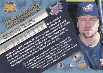 1998 Pacific - Silver #10 Dave Hollins Back