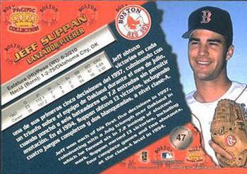 1998 Pacific - Silver #47 Jeff Suppan Back