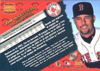 1998 Pacific - Silver #50 Tim Wakefield Back