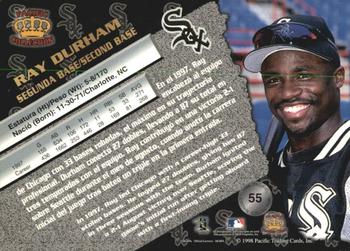 1998 Pacific - Silver #55 Ray Durham Back