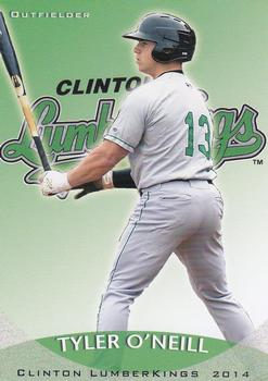 2014 Grandstand Clinton LumberKings #NNO Tyler O'Neill Front