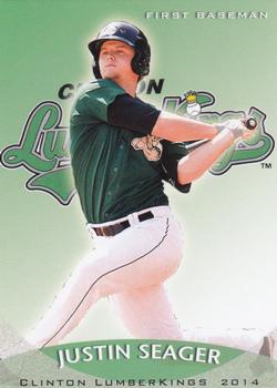 2014 Grandstand Clinton LumberKings #NNO Justin Seager Front