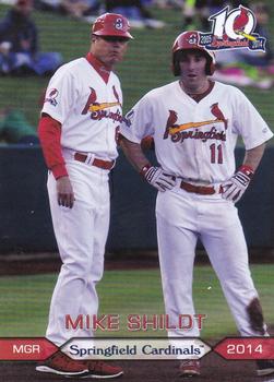 2014 Grandstand Springfield Cardinals SGA #NNO Mike Shildt Front