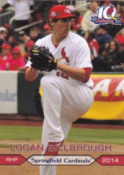 2014 Grandstand Springfield Cardinals SGA #NNO Logan Billbrough Front