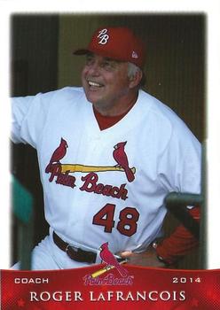 2014 Grandstand Palm Beach Cardinals #12 Roger LaFrancois Front