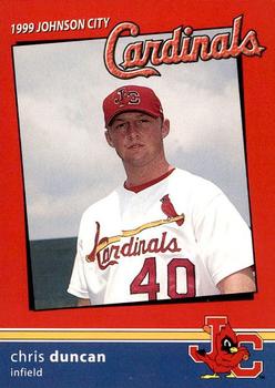 1999 Johnson City Cardinals #NNO Chris Duncan Front