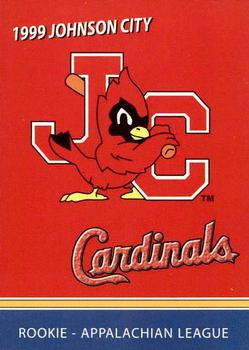 1999 Johnson City Cardinals #NNO Header Card Front