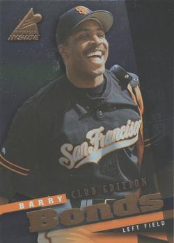 1998 Pinnacle Inside - Club Edition #38 Barry Bonds Front