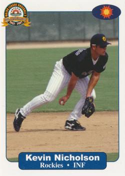 2001 Arizona Fall League Prospects #18 Kevin Nicholson Front