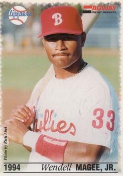2001 Agway Batavia Muckdogs 1990s Stars #07 Wendell Magee Front
