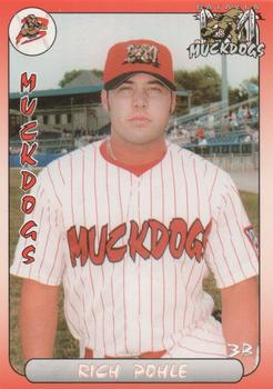 2001 Batavia Muckdogs #01 Rich Pohle Front