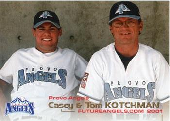 2001 Grandstand Future Angels #NNO Casey Kotchman / Tom Kotchman Front