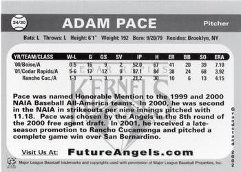 2001 Grandstand Future Angels #NNO Adam Pace Back