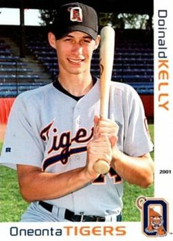 2001 Grandstand Oneonta Tigers #NNO Donald Kelly Front