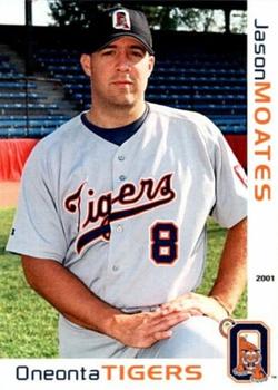 2001 Grandstand Oneonta Tigers #NNO Jason Moates Front