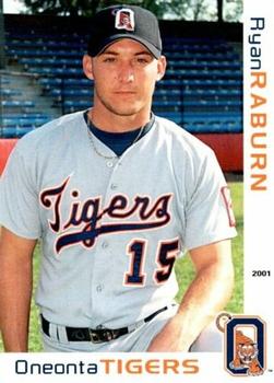 2001 Grandstand Oneonta Tigers #NNO Ryan Raburn Front