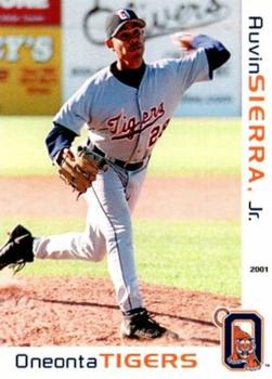 2001 Grandstand Oneonta Tigers #NNO Auvin Sierra Front