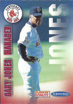 2001 Dunkin' Donuts Pawtucket Red Sox #NNO Gary Jones  Front