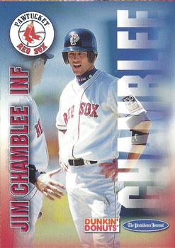 2001 Dunkin' Donuts Pawtucket Red Sox #NNO Jim Chamblee Front