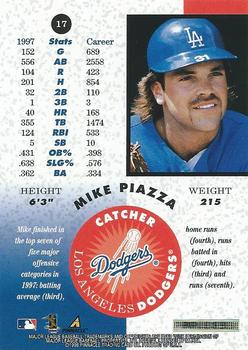 1998 Pinnacle Mint Collection - Bronze #17 Mike Piazza Back