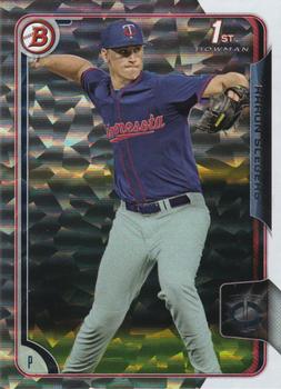 2015 Bowman - Prospects Silver Ice #BP105 Aaron Slegers Front