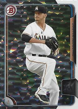 2015 Bowman - Prospects Silver Ice #BP93 Justin Nicolino Front
