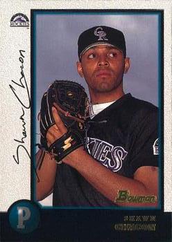 1998 Bowman #407 Shawn Chacon Front