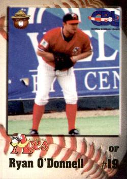 2002 Alexandria Aces Smokey #NNO Ryan O'Donnell Front