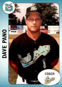 2002 Auburn Doubledays #NNO Dave Pano Front