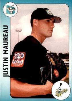 2002 Auburn Doubledays #NNO Justin Maureau Front