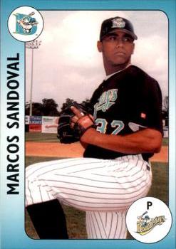 2002 Auburn Doubledays #NNO Marcos Sandoval Front