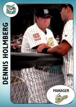 2002 Auburn Doubledays #NNO Dennis Holmberg Front