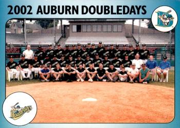 2002 Auburn Doubledays #NNO Team Photo Front