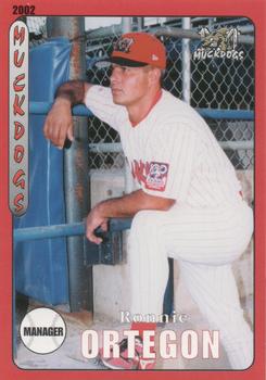 2002 Batavia Muckdogs #4 Ronnie Ortegon Front