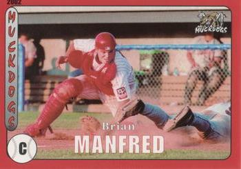 2002 Batavia Muckdogs #13 Brian Manfred Front