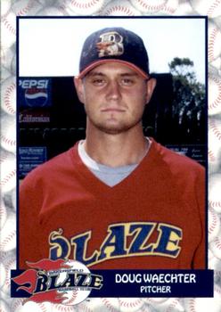 2002 Bakersfield Blaze #28 Doug Waechter Front