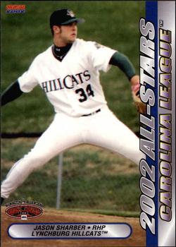 2002 Choice California-Carolina League All-Stars #12 Jason Sharber Front