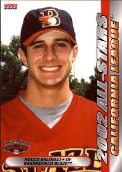2002 Choice California-Carolina League All-Stars #36 Rocco Baldelli Front