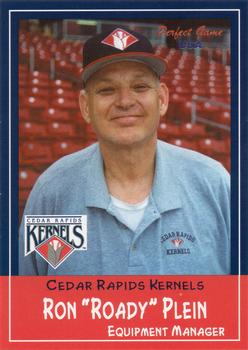 2002 Perfect Game Cedar Rapids Kernels #22 Ron Plein Front