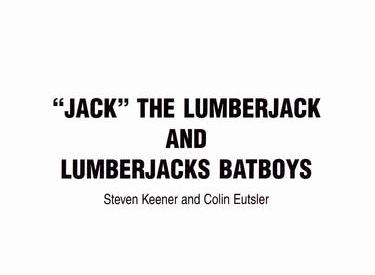 2002 Covington Lumberjacks #NNO Jack the Lumberjack Back