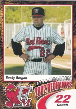2002 Fargo-Moorhead RedHawks #NNO Bucky Burgau Front