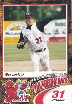 2002 Fargo-Moorhead RedHawks #NNO Alex Lontayo Front