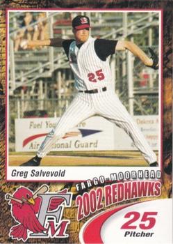 2002 Fargo-Moorhead RedHawks #NNO Greg Salvevold Front
