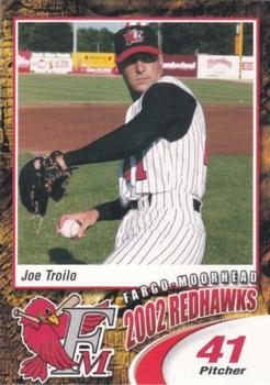 2002 Fargo-Moorhead RedHawks #NNO Joe Troilo Front