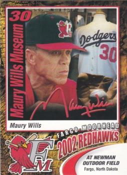 2002 Fargo-Moorhead RedHawks #NNO Maury Wills Front