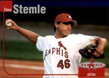 2002 Post Memphis Redbirds #24 Steve Stemle Front