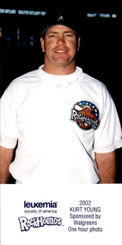 2002 Midland RockHounds Photos #NNO Curt Young Front