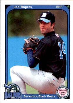 2002 Warning Track Berkshire Black Bears #2 Jed Rogers Front